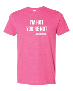 I'm Hot Your're Not Menopause T-shirt